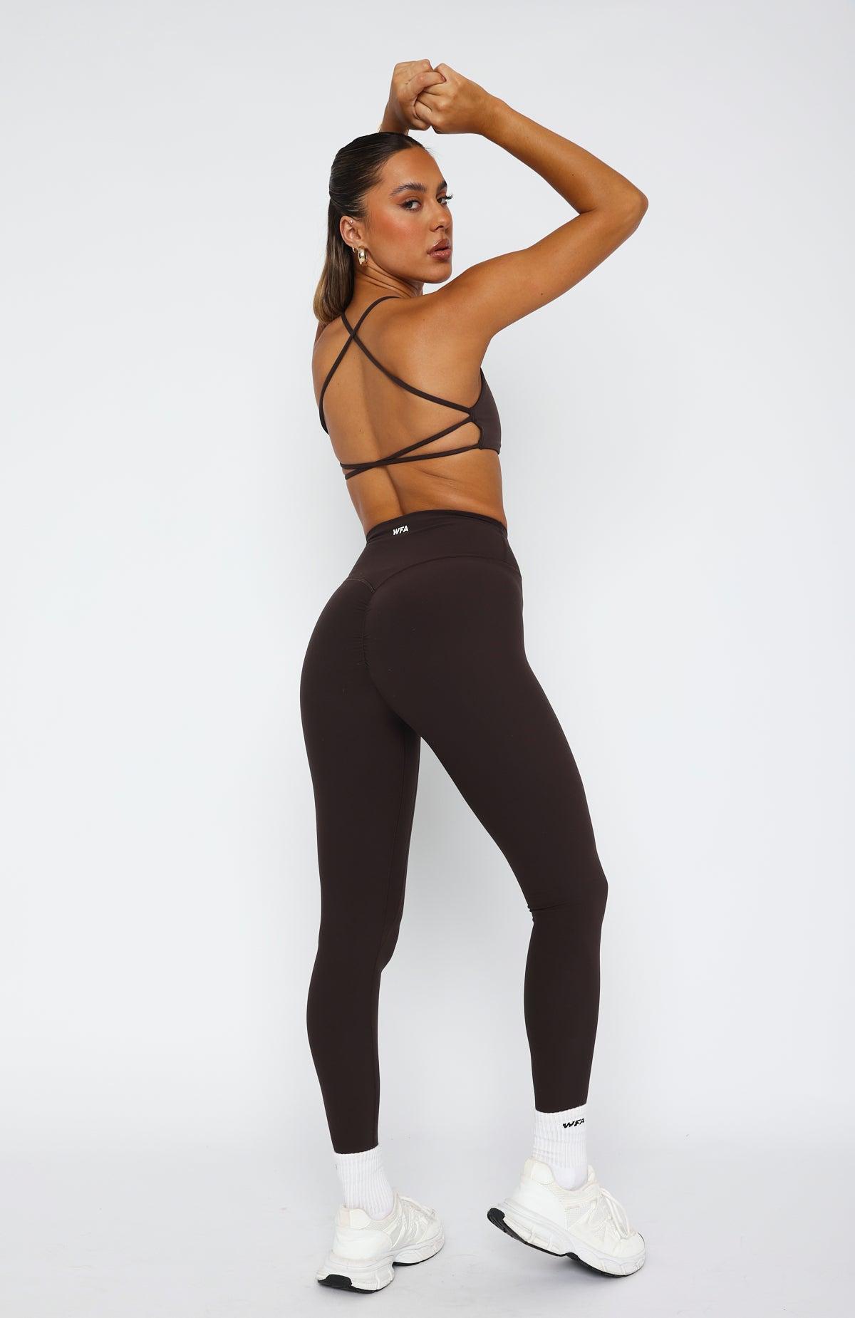 Intensity Scrunch Leggings Espresso Product Image