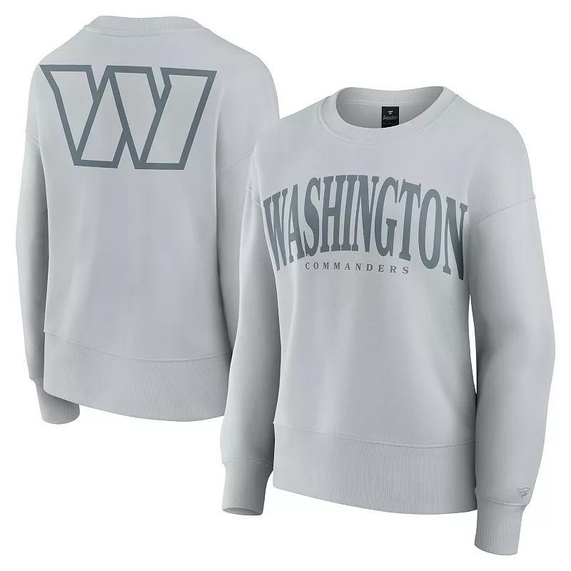 Womens Fanatics Gray Washington Commanders Elements Pullover Sweatshirt product image