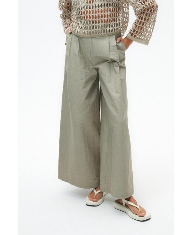 Nocturne Womens Pleated Wide Leg Pants Product Image