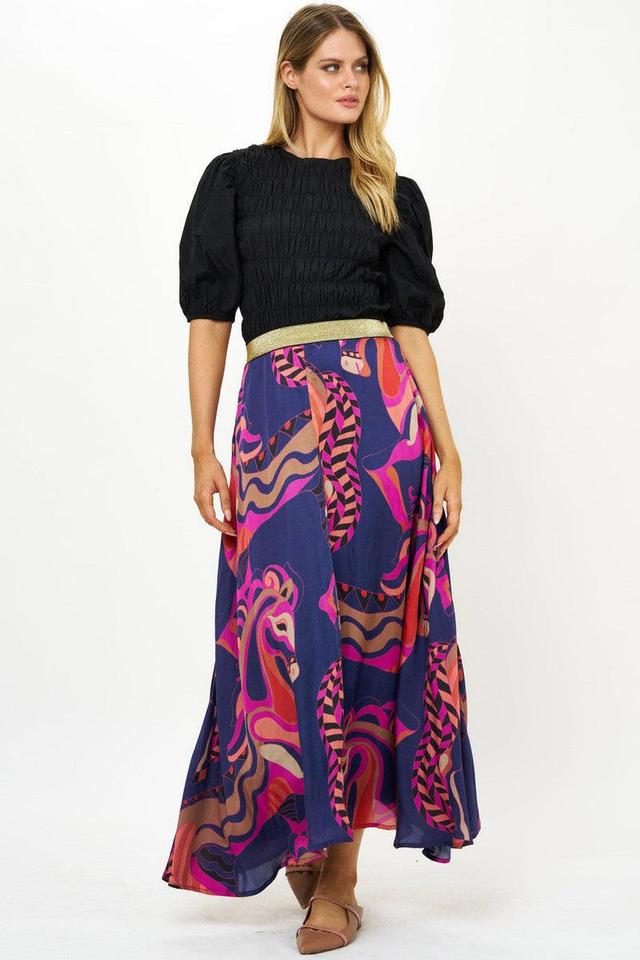 Ollphant Swing Skirt-Arabia Navy Product Image