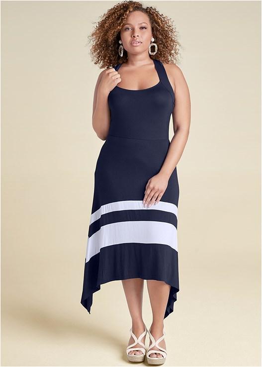 Color Block Maxi Dress Product Image