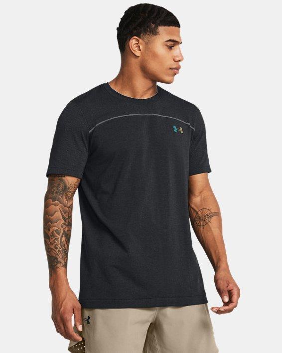 Mens UA Vanish Elite Seamless Wordmark Short Sleeve Product Image