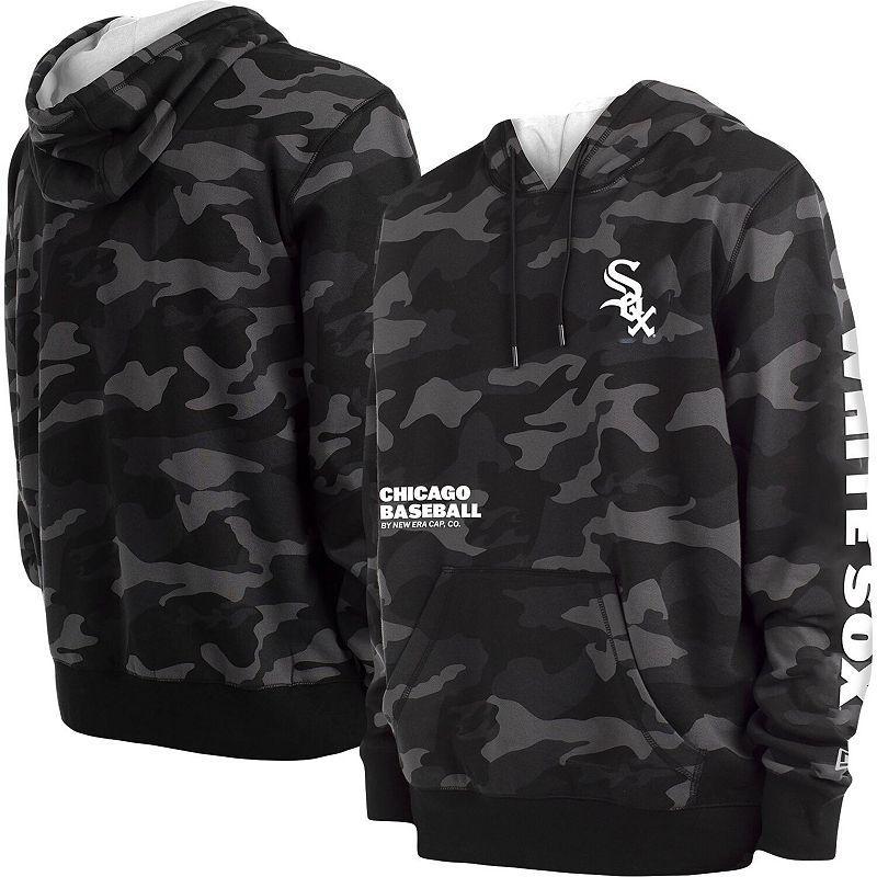 Mens New Era Chicago White Sox Camo Pullover Hoodie Product Image