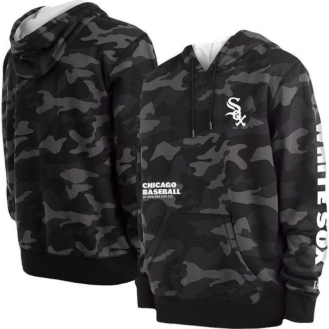 Mens New Era Chicago White Sox Camo Pullover Hoodie Product Image