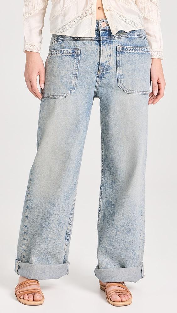 Free People Palmer Cuffed Jeans | Shopbop Product Image