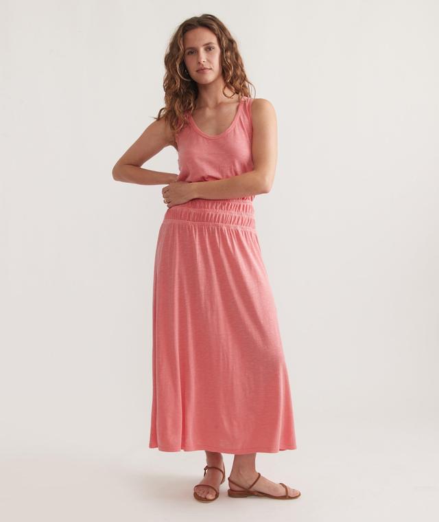 Juliet Slub Midi Dress Product Image