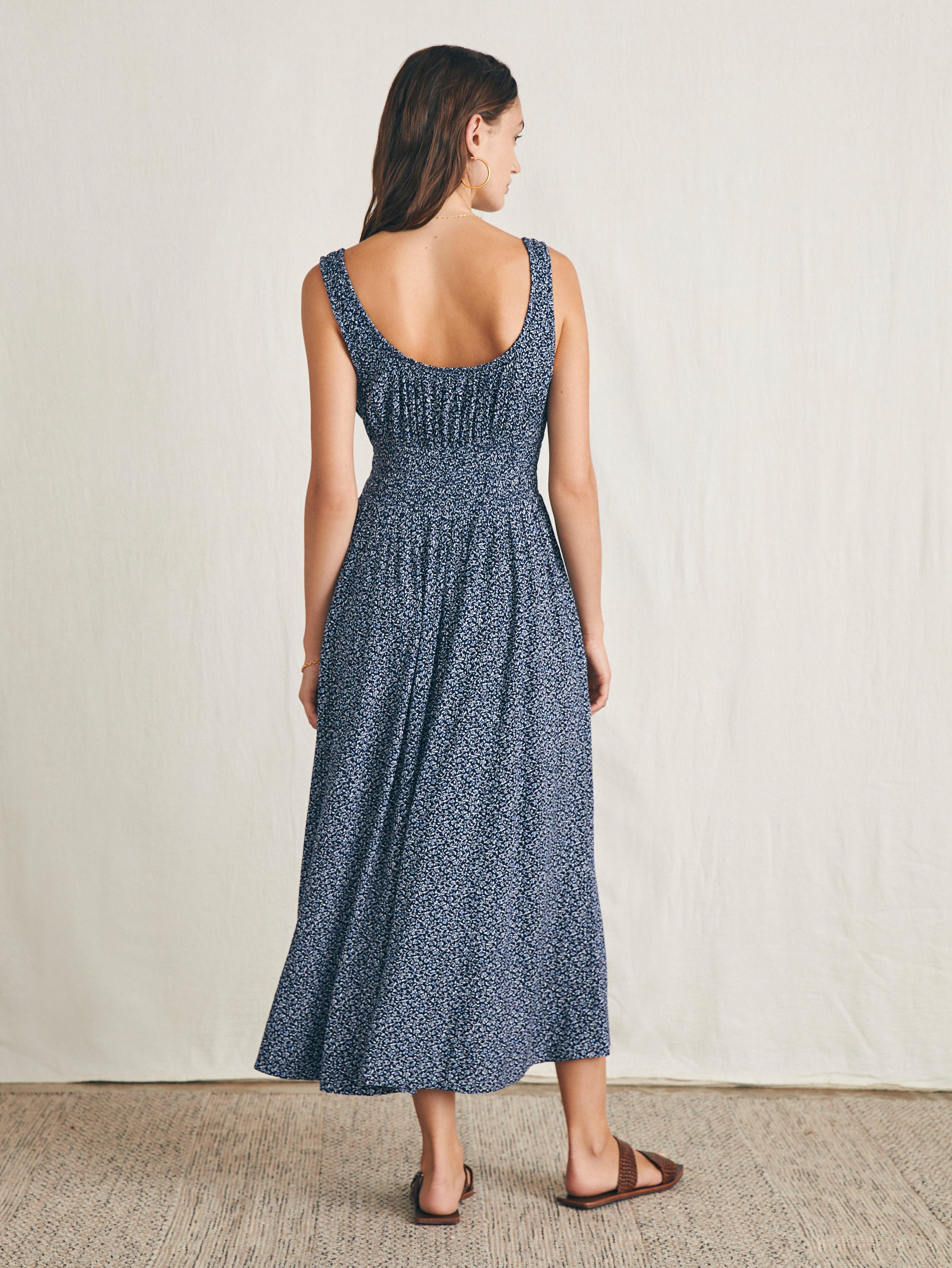 Sunseeker Midi Dress - Navy Riverton Ditsy Female Product Image