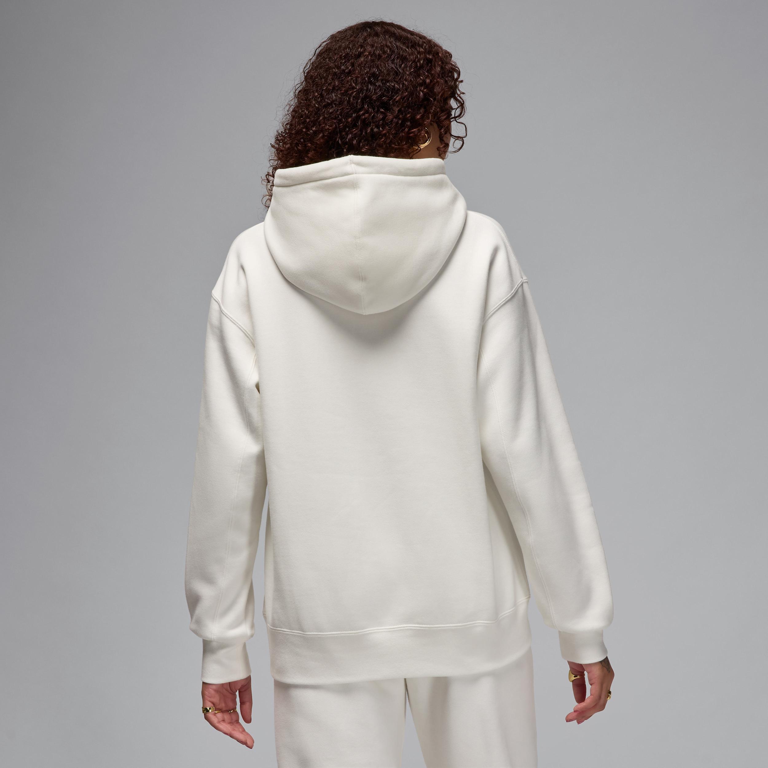 Women's Jordan Flight Fleece Satin-Lined Pullover Hoodie Product Image