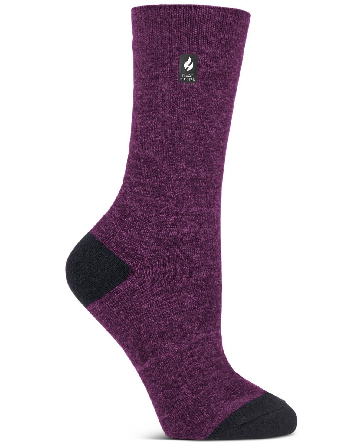 Womens Heat Holders Ultra Lite 3X Warmer Twist Crew Socks Product Image