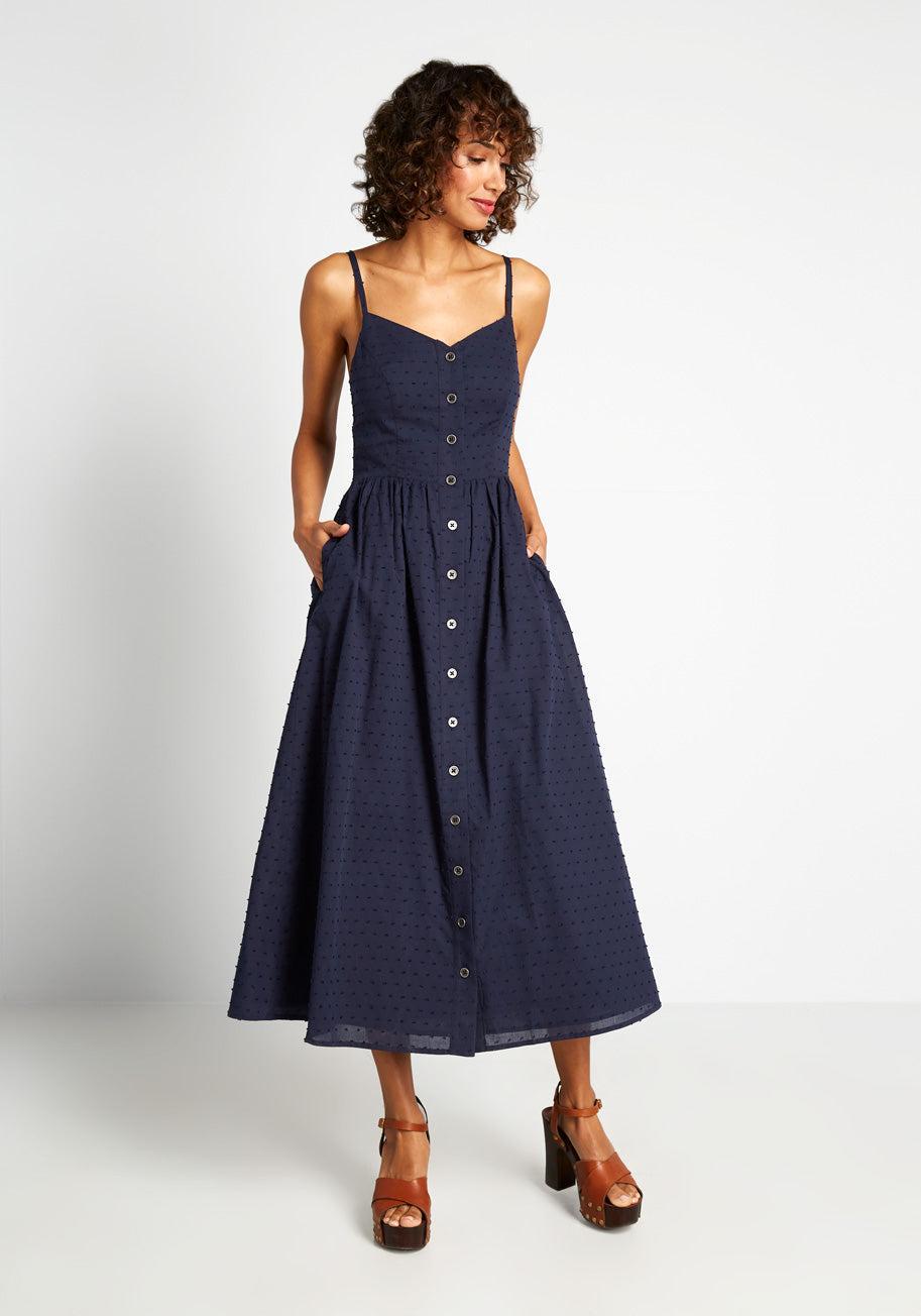 Quite Clearly Charismatic Midi Dress Product Image