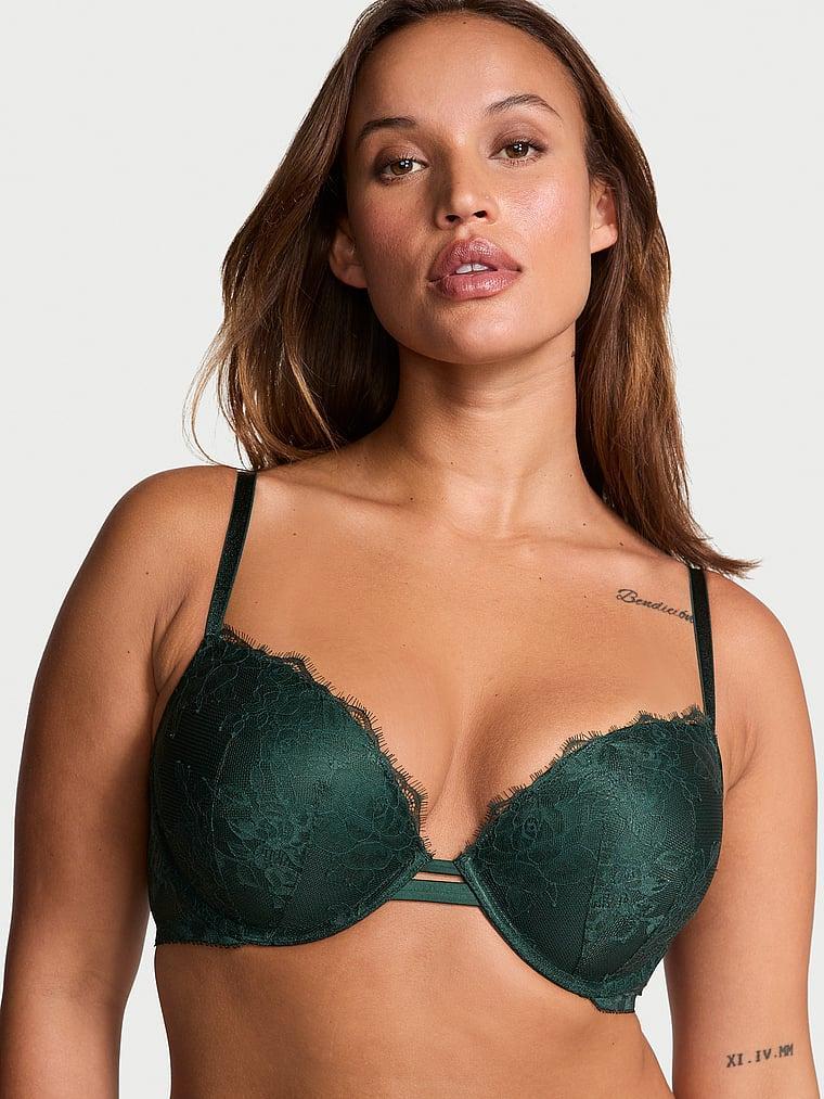 Rose Lace Push-Up Bra Product Image