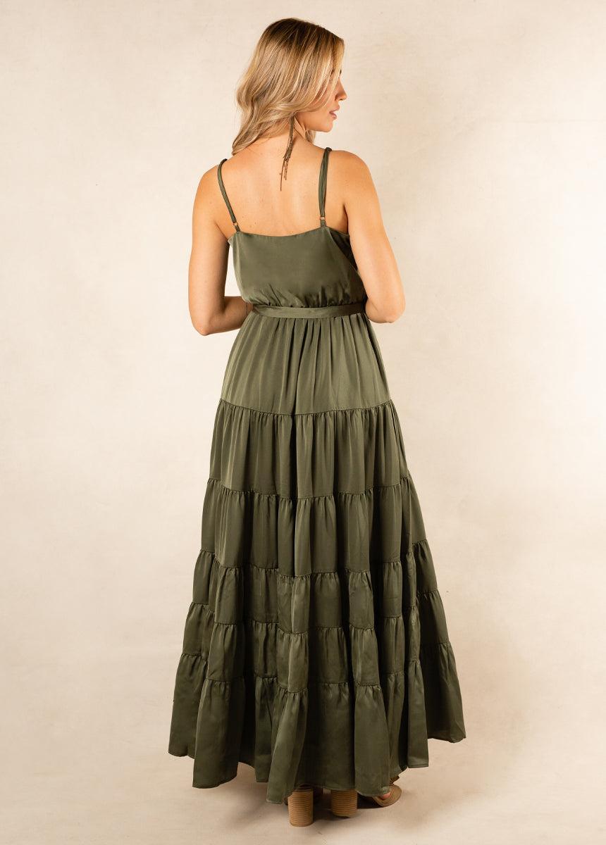 Zayla Dress in Sage Product Image