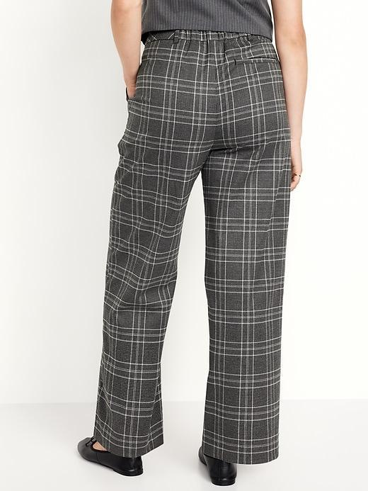 Extra High-Waisted Taylor Wide-Leg Trouser Pants Product Image