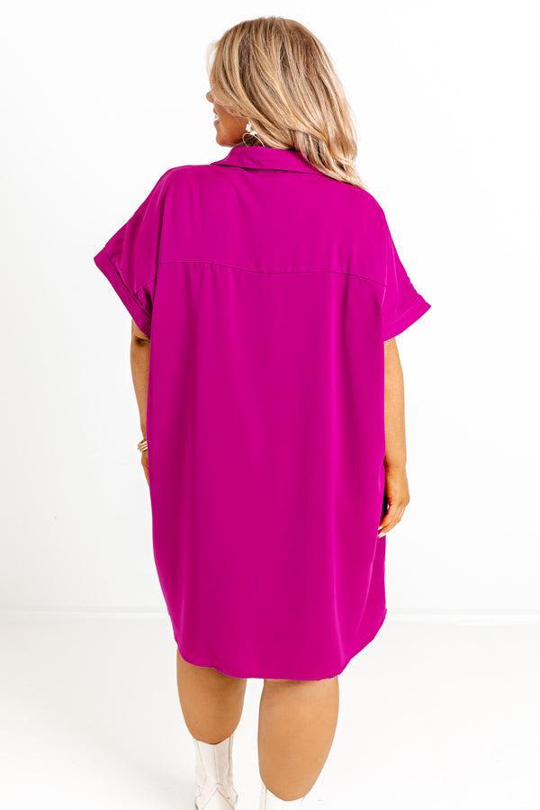 Effortless Radiance Shift Dress in Orchid Curves Product Image