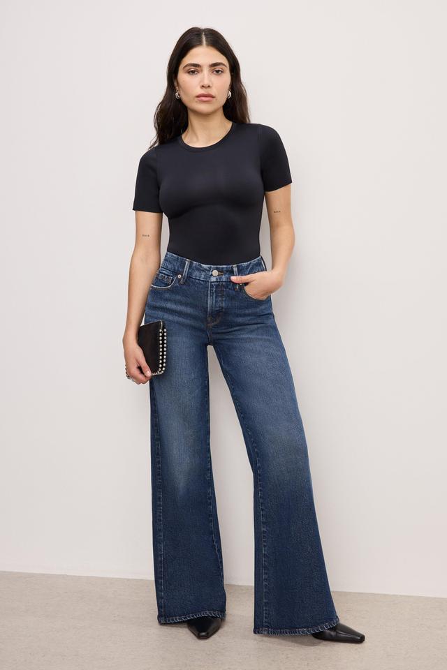 GOOD PETITE PALAZZO JEANS | INDIGO764 Product Image