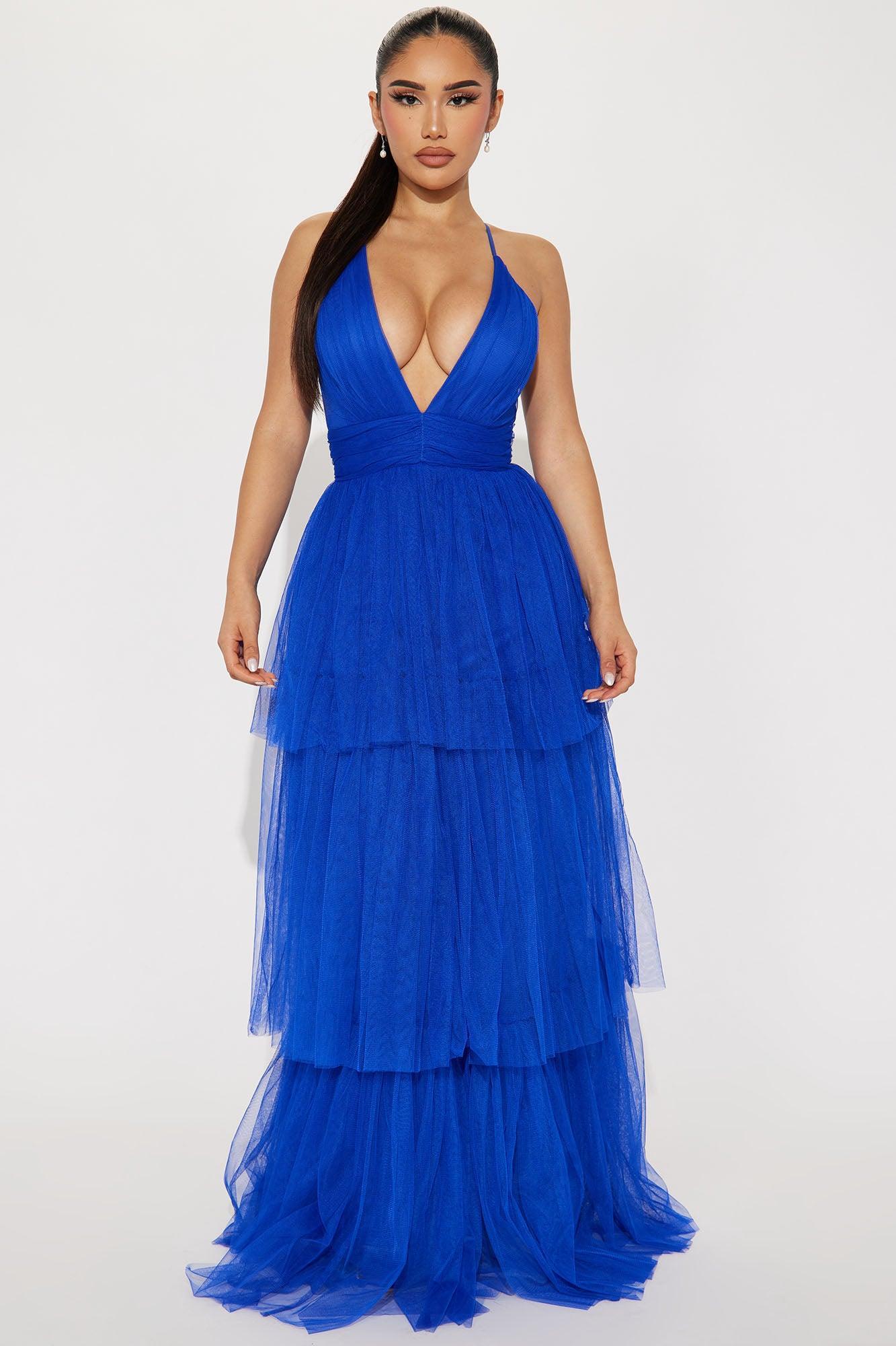 Svana Tulle Maxi Dress - Royal product image