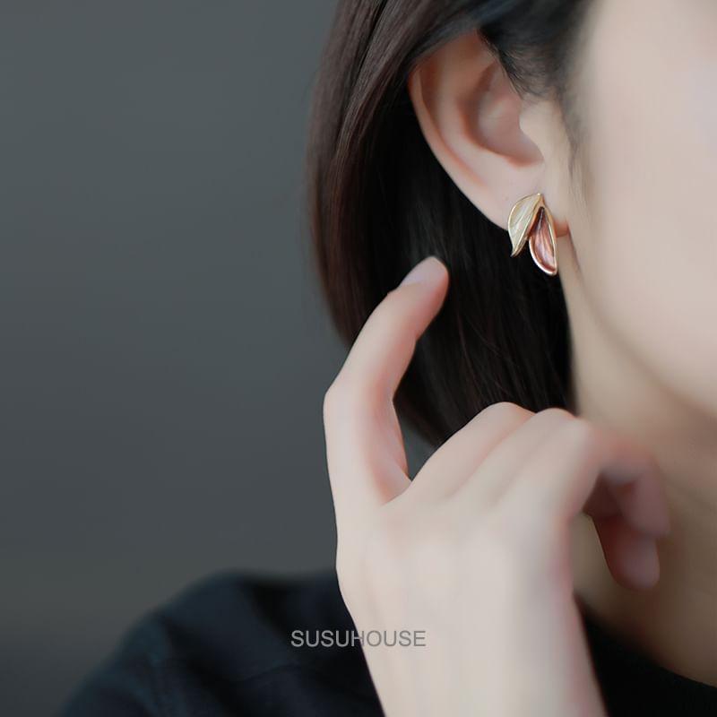 Leaf Alloy Stud Earring Product Image