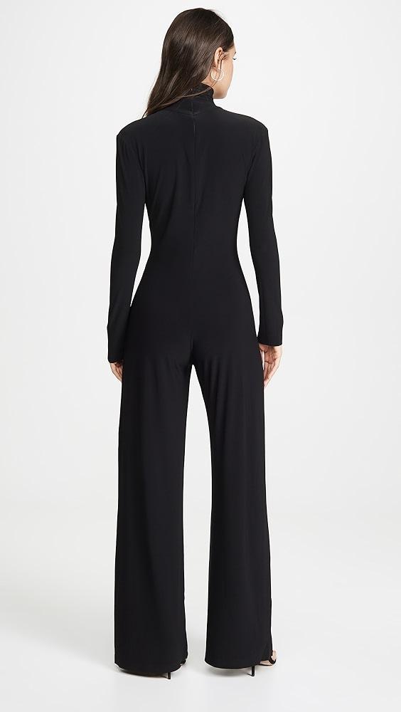 Norma Kamali Long Sleeve Turtleneck Jumpsuit | Shopbop Product Image