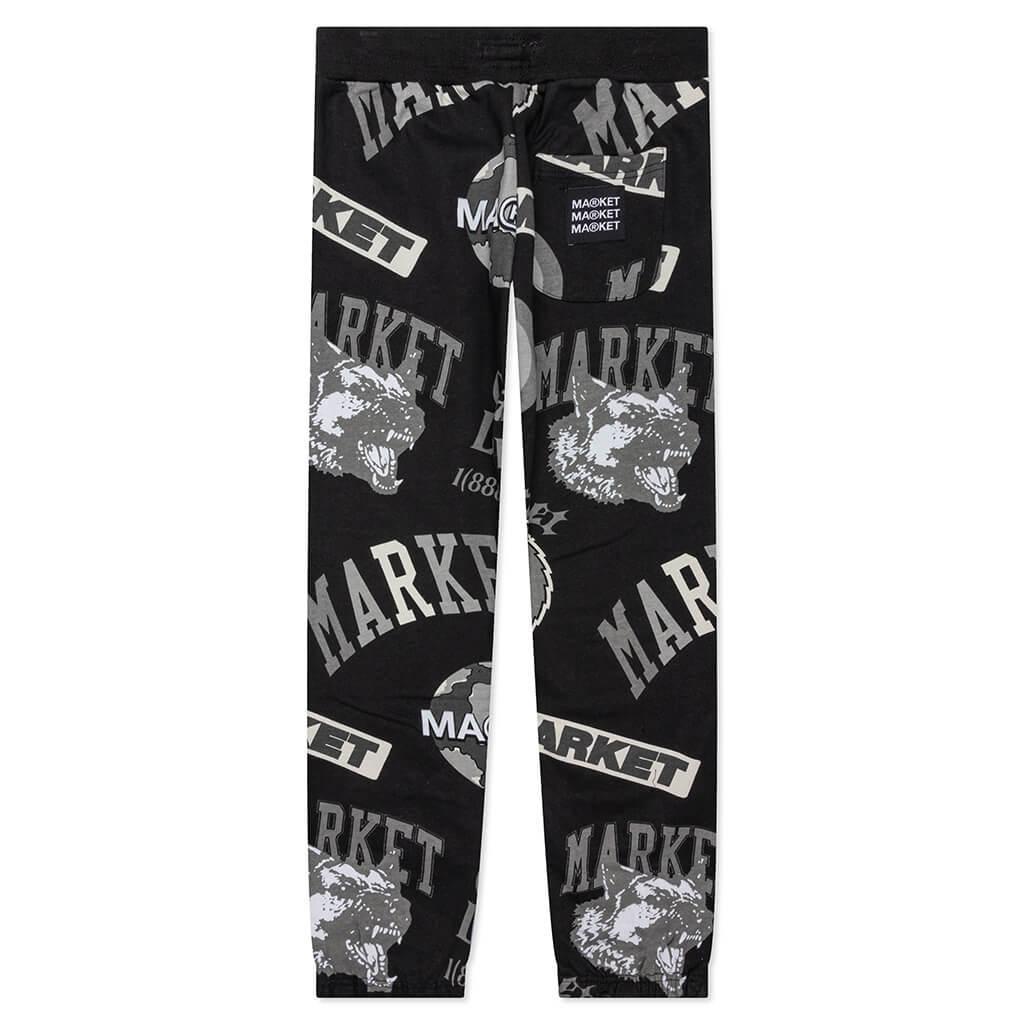 Monogram Grayscale Sweatpants - Black Male Product Image