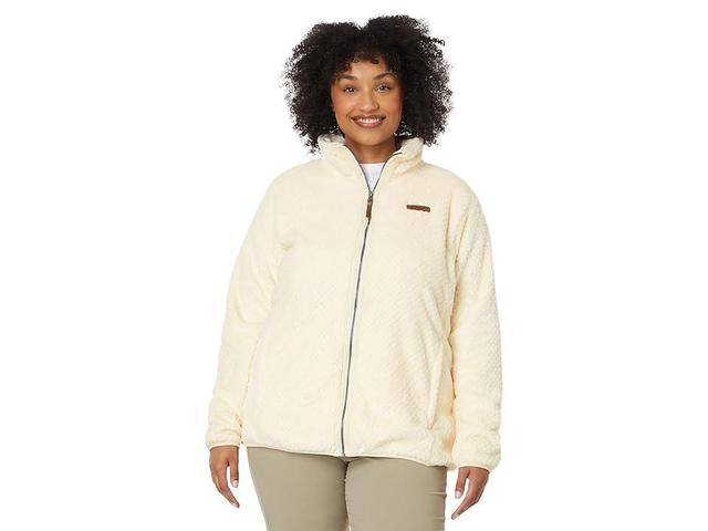 Columbia Fire Side II Sherpa Full Zip (Chalk) Women's Coat Product Image