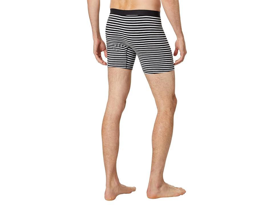 MeUndies Boxer Brief (Heather Grey Stripes) Men's Underwear Product Image