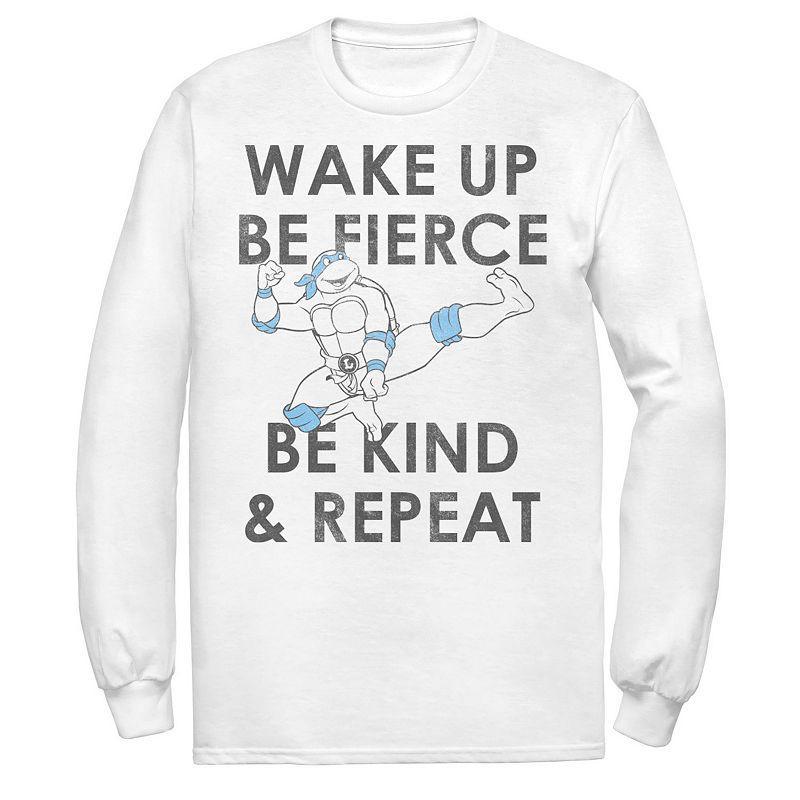 Mens Ninja Turtles Leonardo Be Kind And Repeat Long Sleeve Tee Product Image