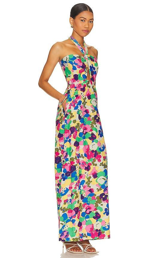 SWF Cross Front Maxi Dress in Pink. Product Image