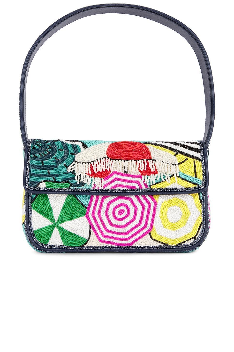 STAUD Multicolor Tommy Beaded Bag In Umbrellas Product Image