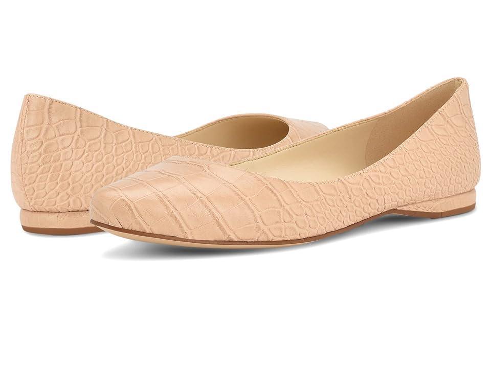 Nine West SpeakUp Flat (Warm Blush Crocodile) Women's Dress Flat Shoes Product Image