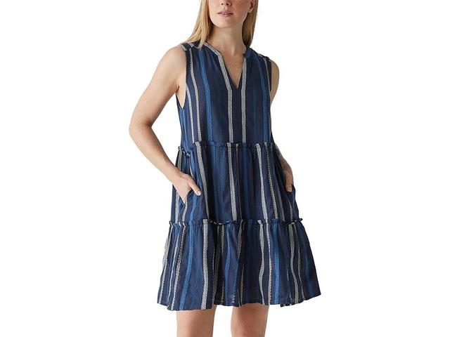 Michael Stars Anna Tiered Dress (Nocturnal Combo) Women's Dress Product Image