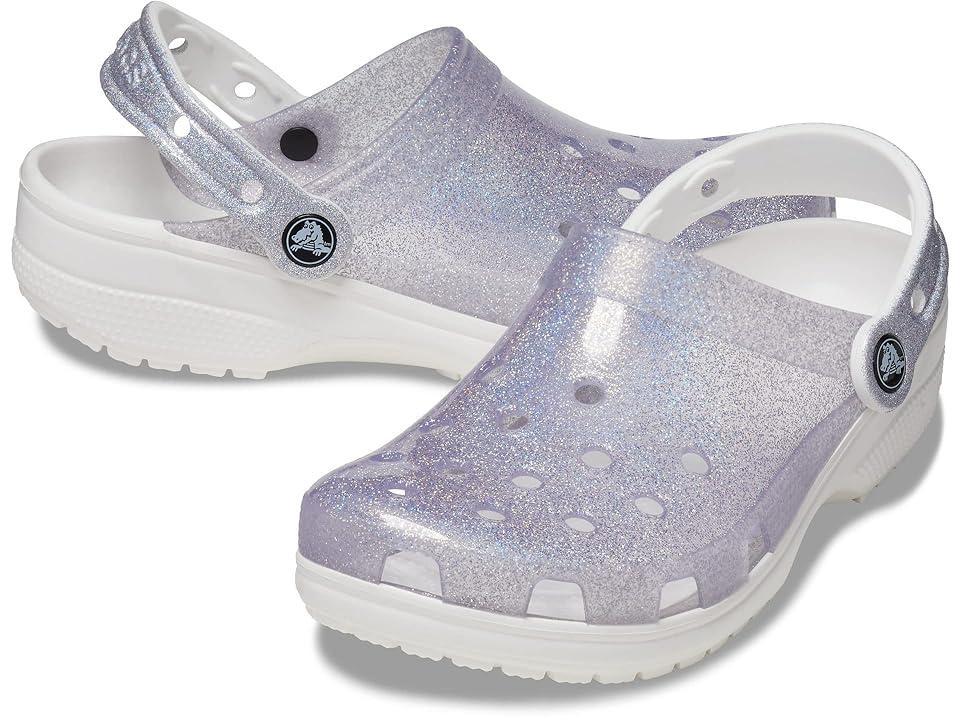 Crocs Classic Translucent Clog Glitter 1) Shoes Product Image