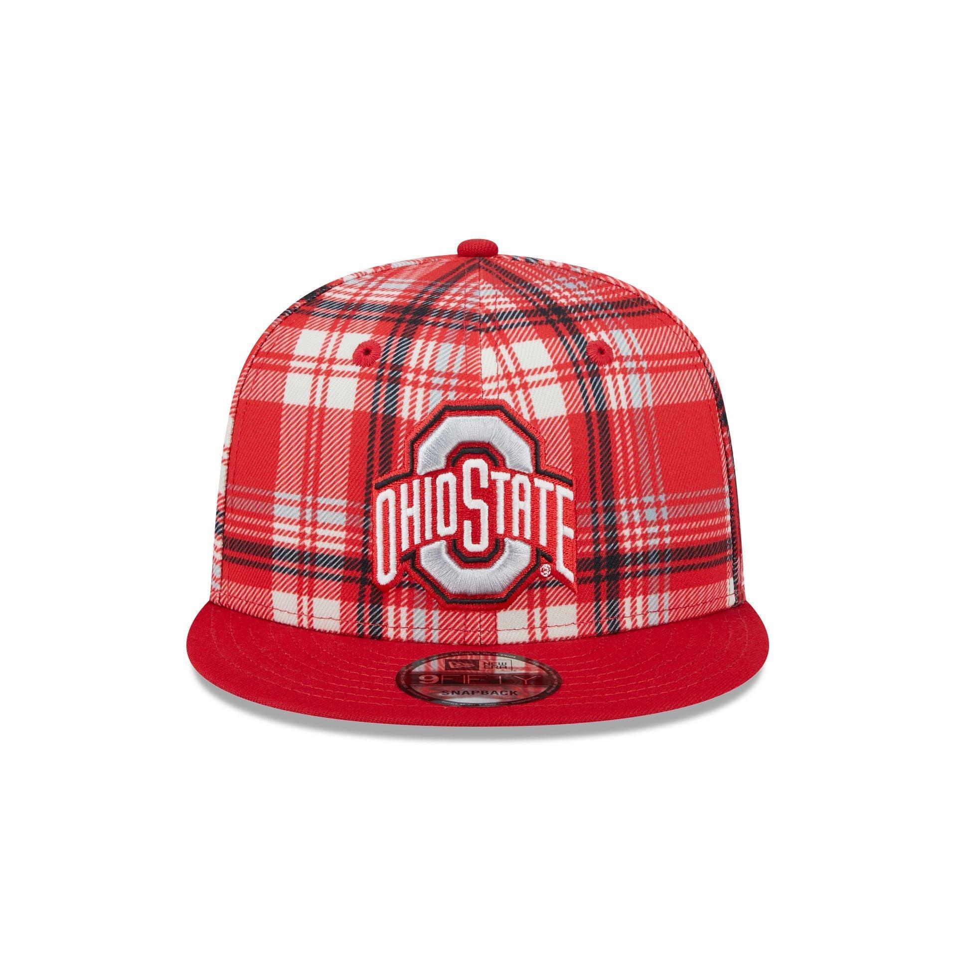 Ohio State Buckeyes Plaid 9FIFTY Snapback Hat Male Product Image