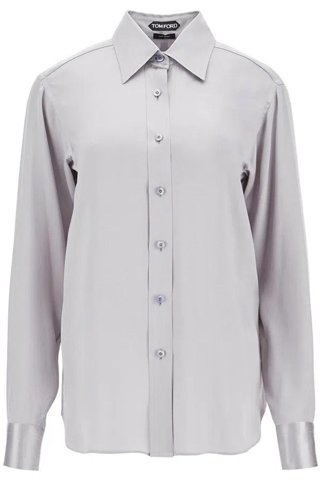 TOM FORD Silk Satin Shirt For Women In Multicolor Product Image