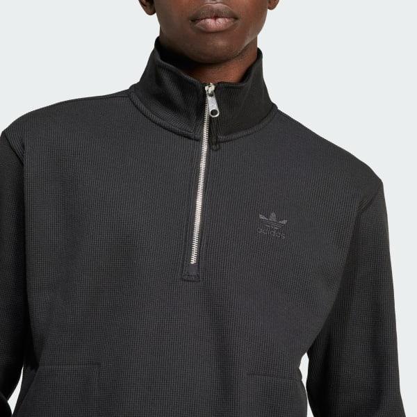 Trefoil Essentials Waffle 1/2 Zip Sweatshirt Product Image