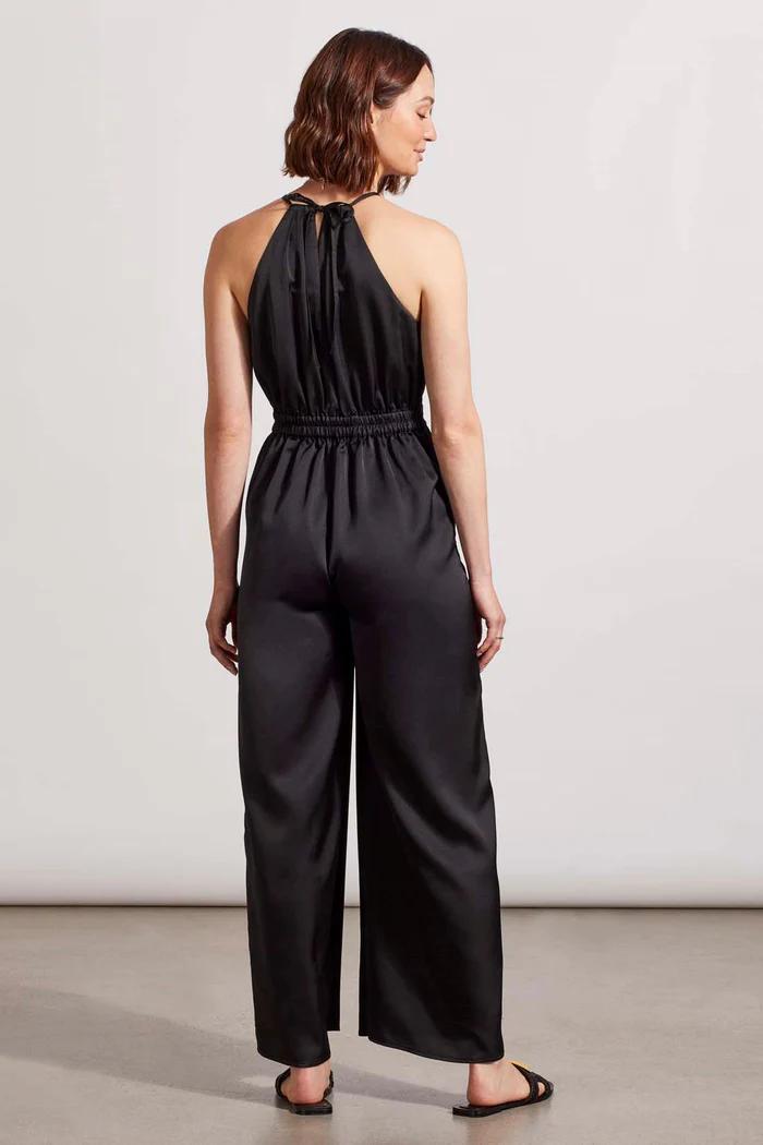 Halterneck Jumpsuit with Collar Accents Product Image