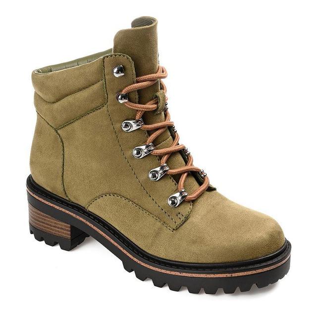 Journee Collection Nyia Tru Comfort Foam Womens Ankle Boots Green Product Image