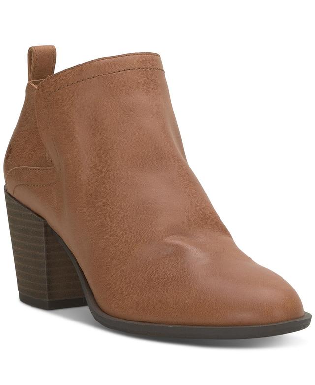 Lucky Brand Womens Branndi Block-Heel Slip-On Booties Product Image