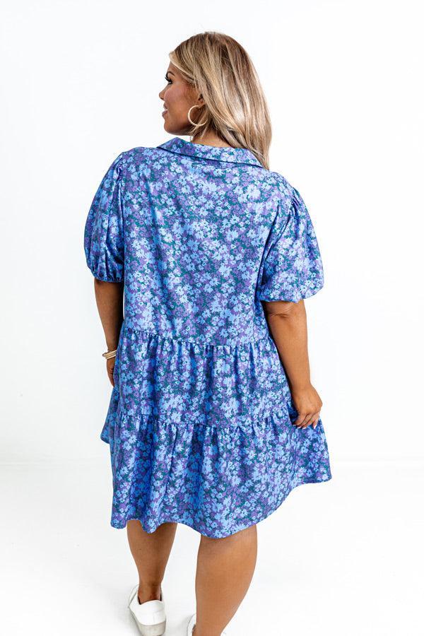 Ojai Afternoon Floral Mini Dress Curves Product Image