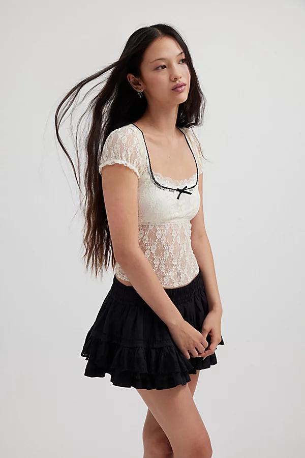 Kimchi Blue Malka Sheer Lace Top Womens at Urban Outfitters Product Image