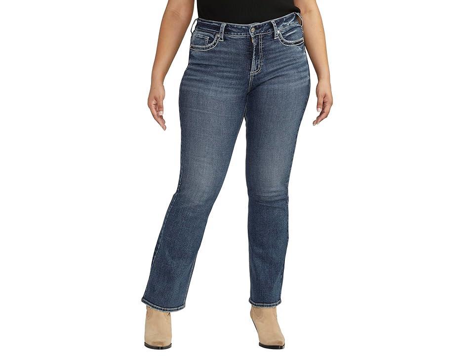 Silver Jeans Co. Plus Size Suki Mid Rise Curvy Fit Bootcut Jeans W93719ECF365 (Indigo) Women's Jeans Product Image