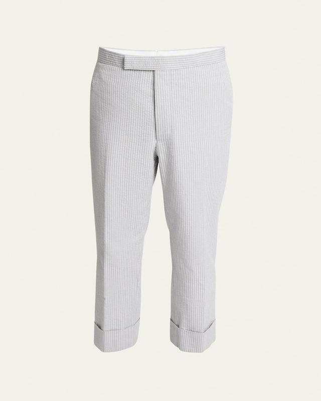 Thom Browne Low Rise Drop Crotch Backstrap Pants Product Image