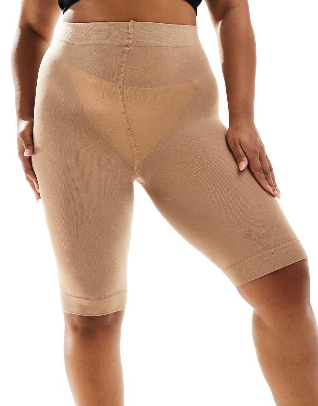 Yours anti chafing shorts in beige Product Image