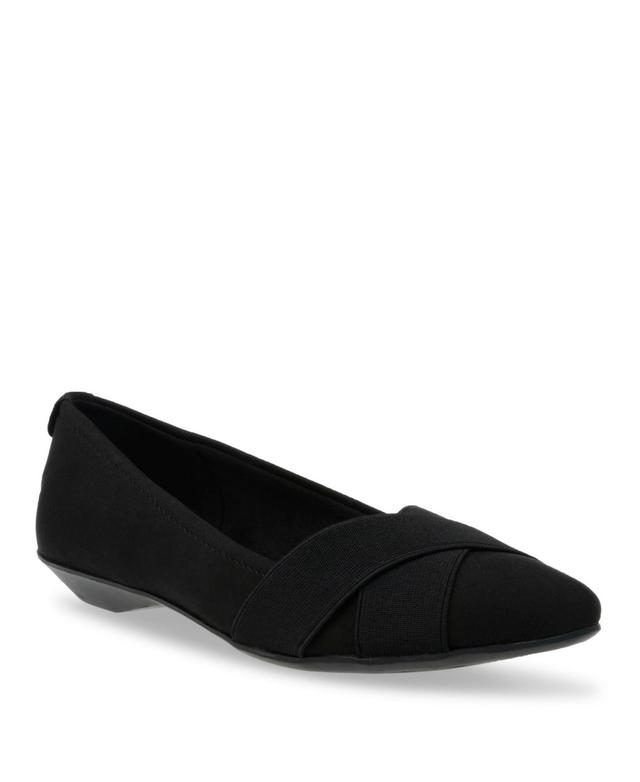 Anne Klein Sport Oalise Black Fabric 2) Women's Shoes Product Image