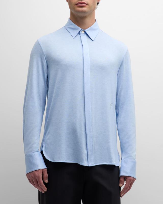 Mens Solid Sport Shirt Product Image