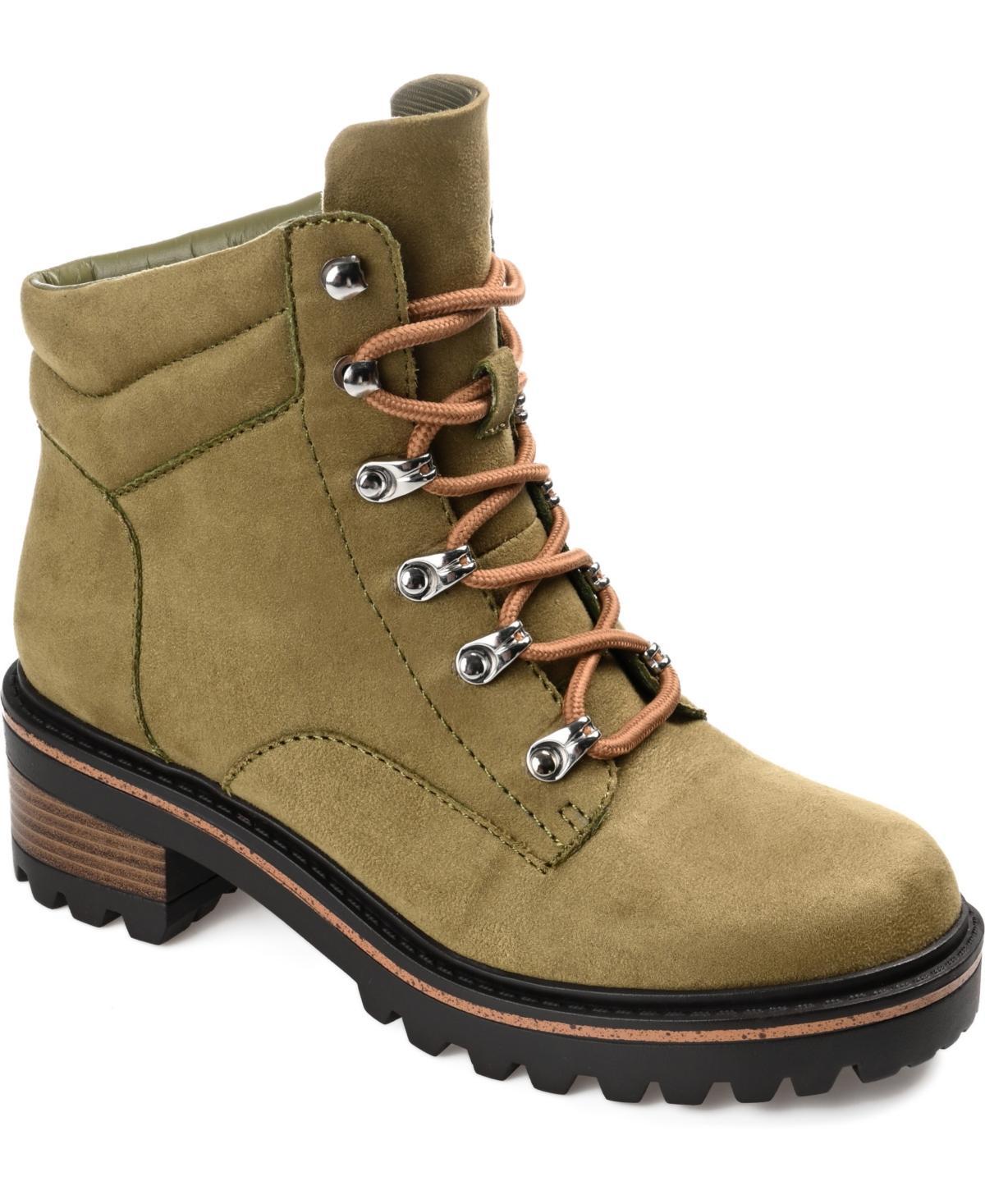 Journee Collection Nyia Tru Comfort Foam Womens Ankle Boots Green Product Image