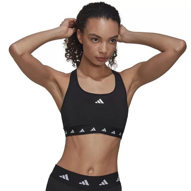 adidas Powerreact Training Medium-Support Techfit Sports Bra, Womens Product Image