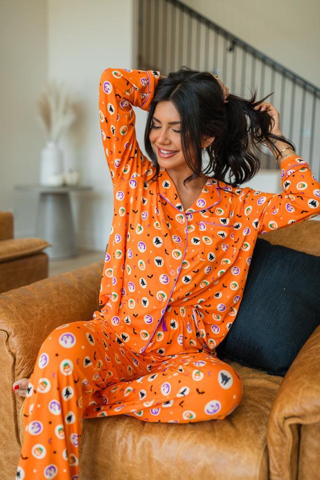 Creepy Cute Halloween Cookie Bamboo Pajama Top Macy Blackwell X Pink Lily FINAL SALE Product Image