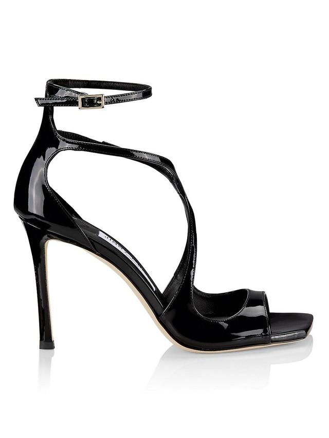 Azia Patent Ankle-Strap Sandals Product Image