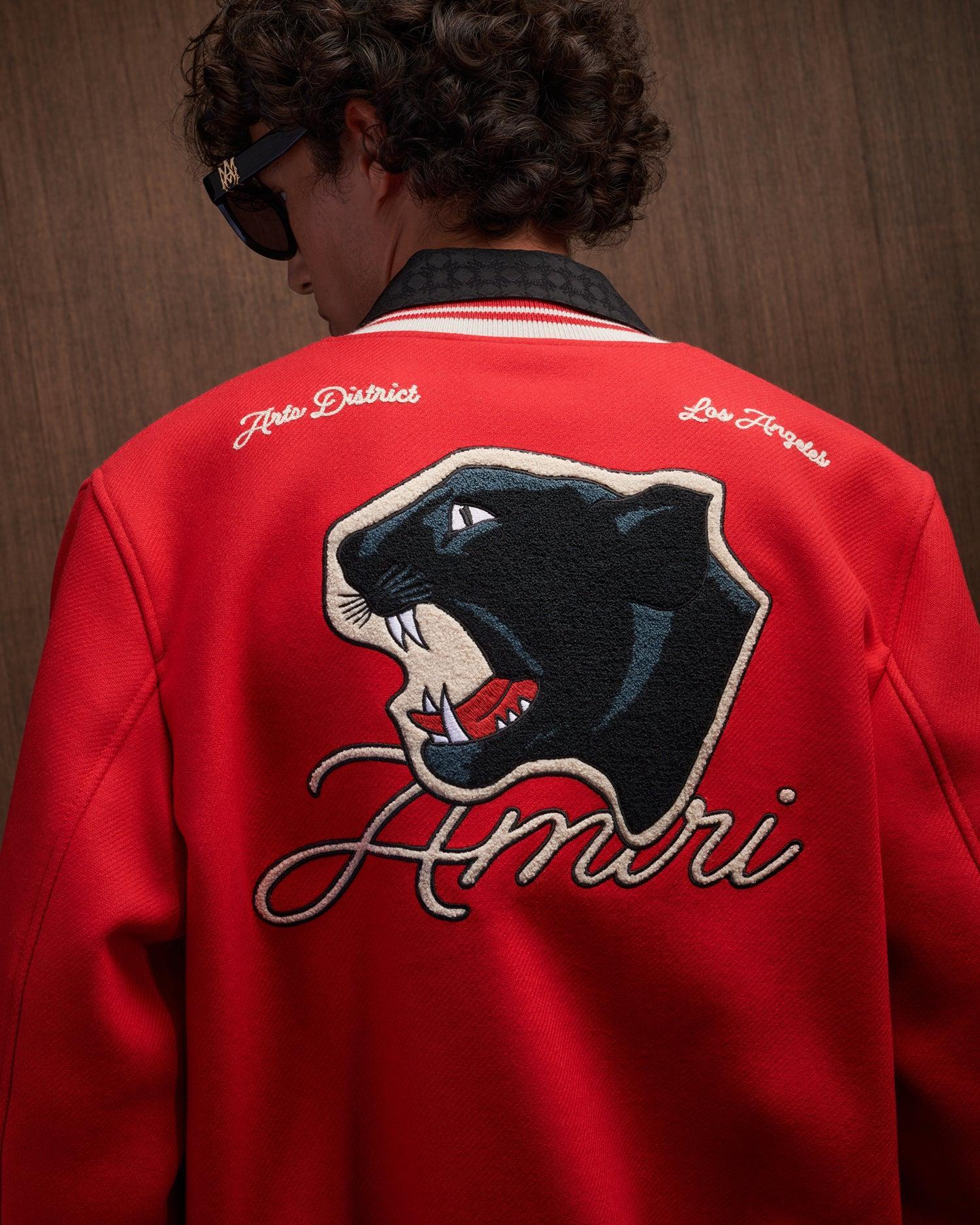 AMIRI PANTHER BOMBER - Varsity Red Male Product Image