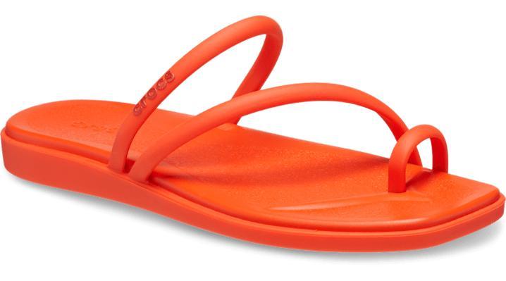 Womens Crocs Miami Toe Loop Sandal - Lava Product Image